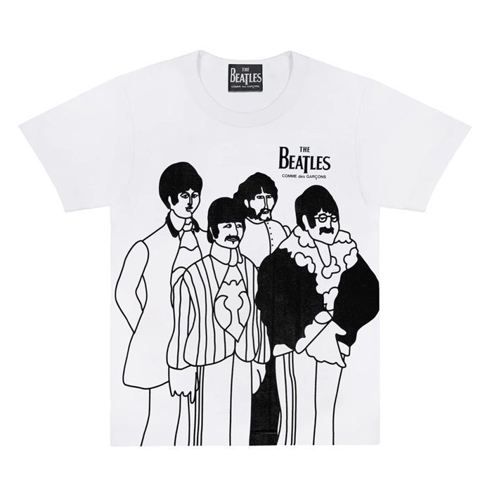 COMME des GARCONS 国内買付 The Beatles T-Shirt COMME des GARCONS 国内買付 The Beatles Printed T-Shirt