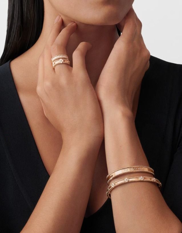 ペルレ シニアチュール ブレスレット、スモールモデル 18K