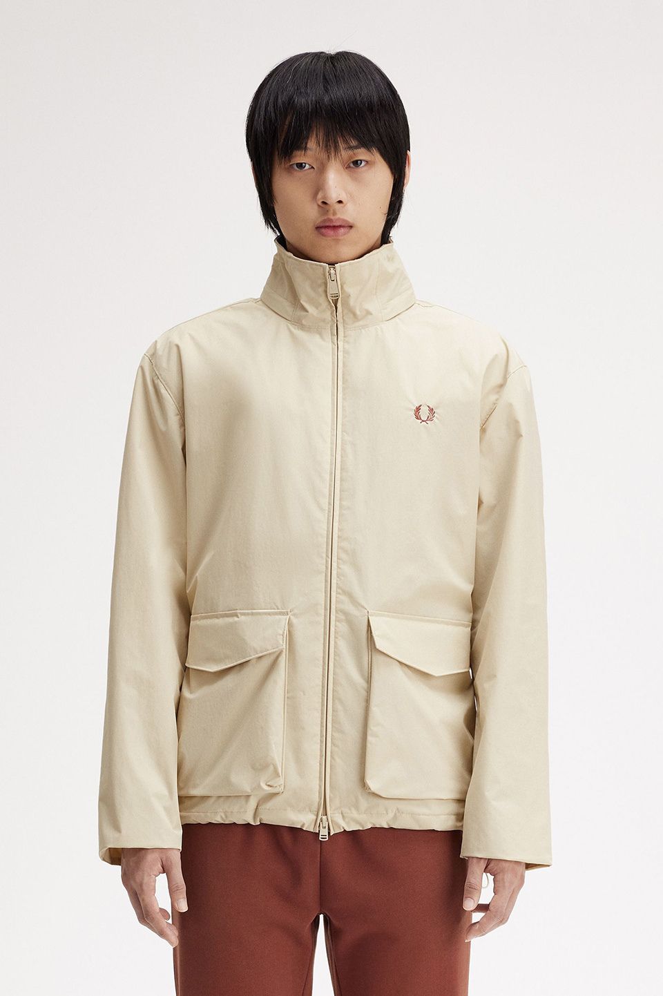 FRED PERRY】Patch Pocket Sports Jacket (FRED PERRY