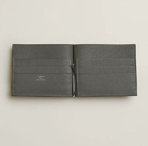 スマートな一品】Hermes Poker ポーカー ウォレット plomb