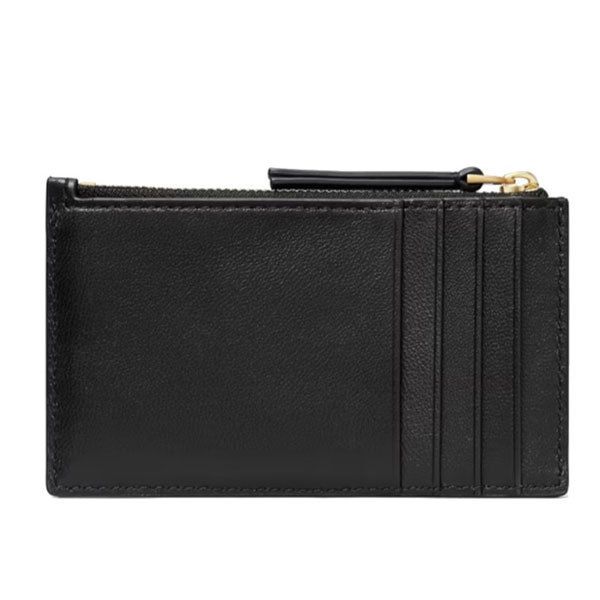 Tory Burch】キラ シェブロン ジップカードケース 小銭入れ 黒