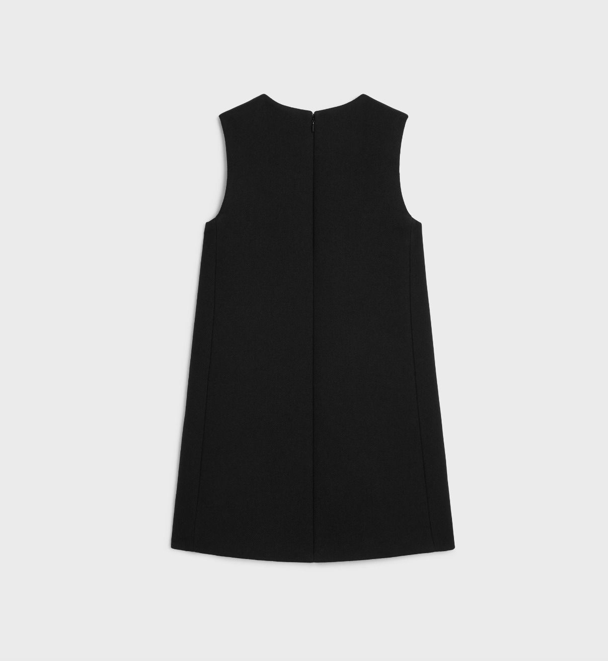 関税込 CELINE TRAPEZE MINI SKIRT IN DOUBLE FACED WOOL