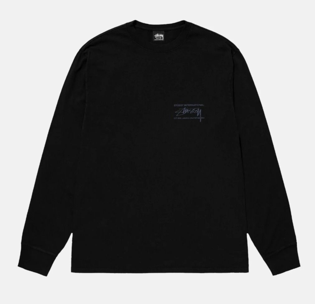 STUSSY】SMOOTH INTERNATIONAL LS TEE ☆ 定番の ロゴロンT