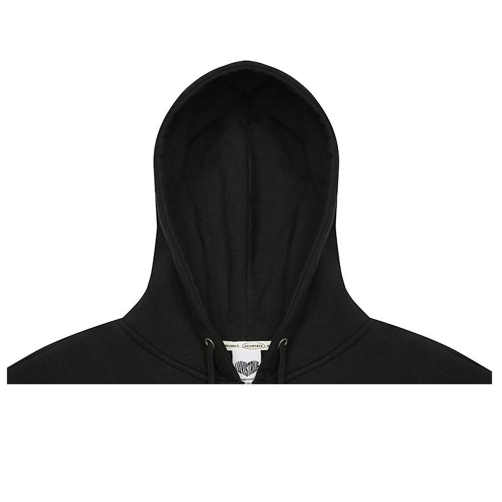 LUVISTRUE PA FRILL HEART HOOD ZIPUP(BLACK) (LUV IS TRUE