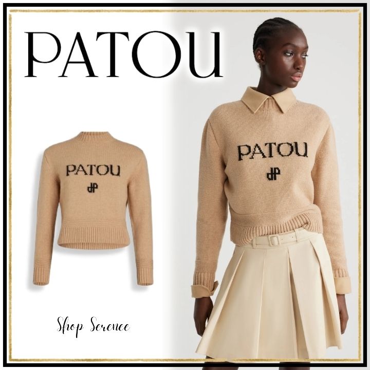 【爆売り！】 patou ludlow パトウパトゥ紗栄子ニットセーターdrower トップス
