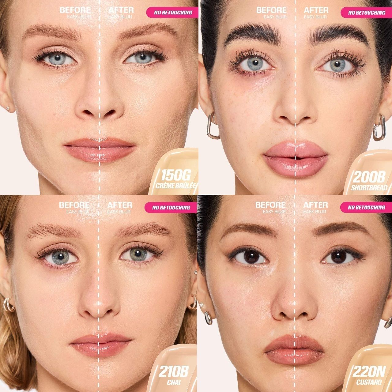 HUDA BEAUTY】Easy Blur Natural Airbrush Foundationファンデ
