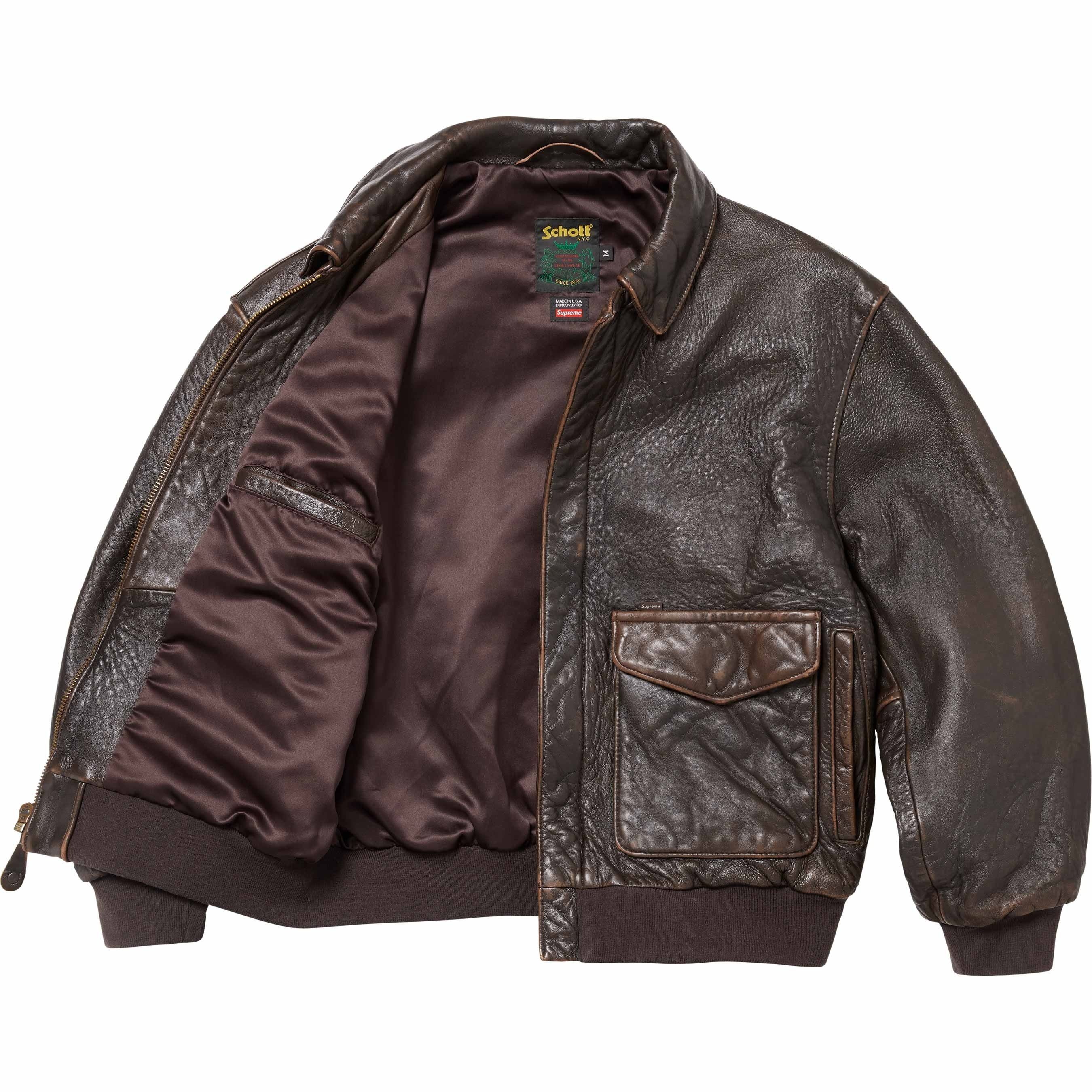 Supreme} シュプリーム レザージャケット Leather Jacket