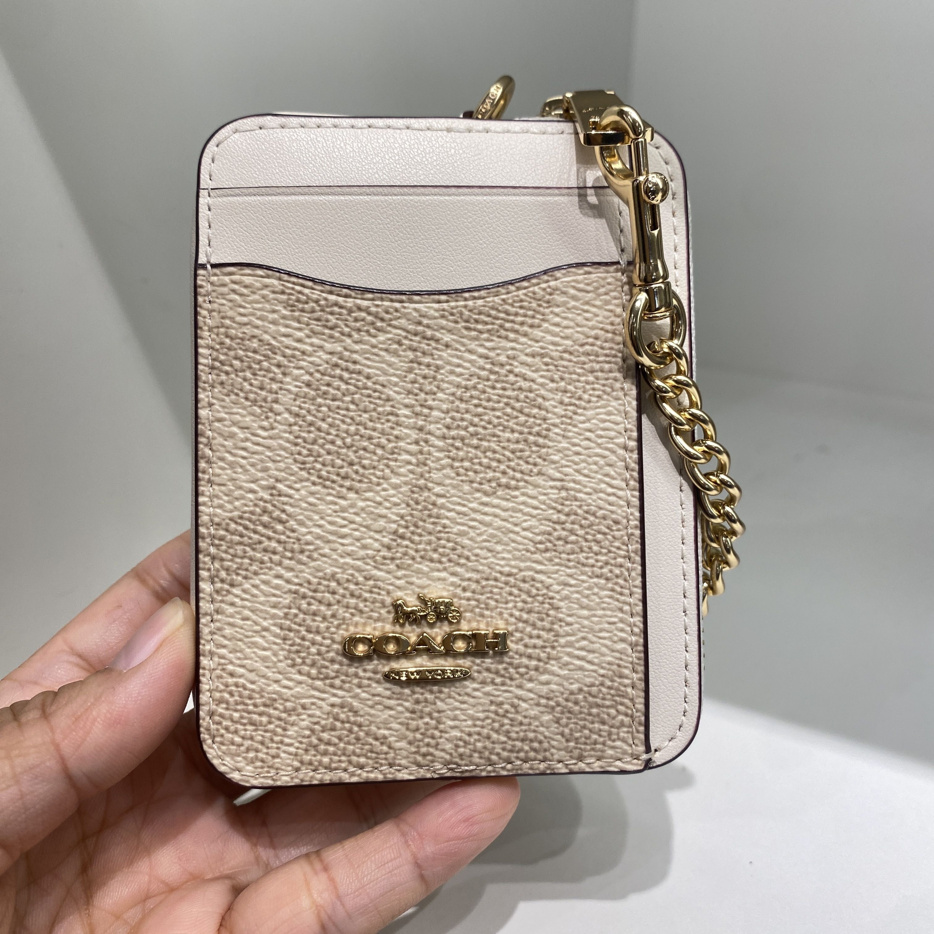 COACH コーチ フラップカードケース 名刺入れ シグネチャー