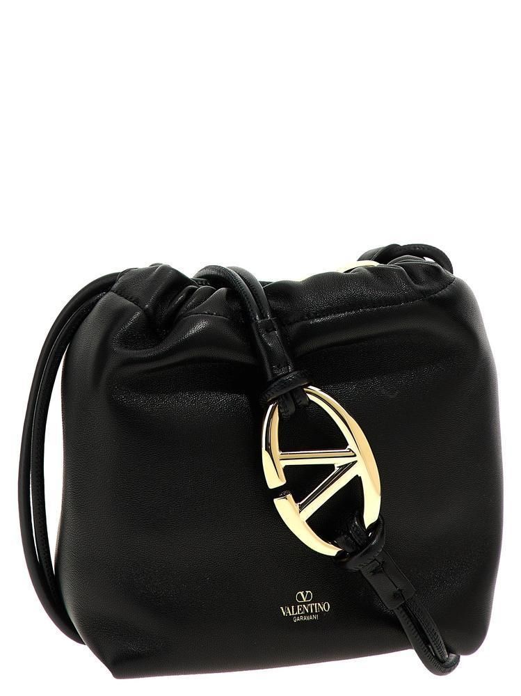 VALENTINO☆Garavani Vロゴ プーフ ミニ バケットバッグ
