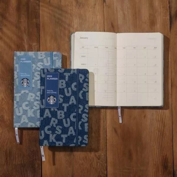 追跡有★STARBUCKS 2025年 スケジュール帳 トートバッグset 追跡有☆STARBUCKS 2025年 スケジュール帳 トートバッグset