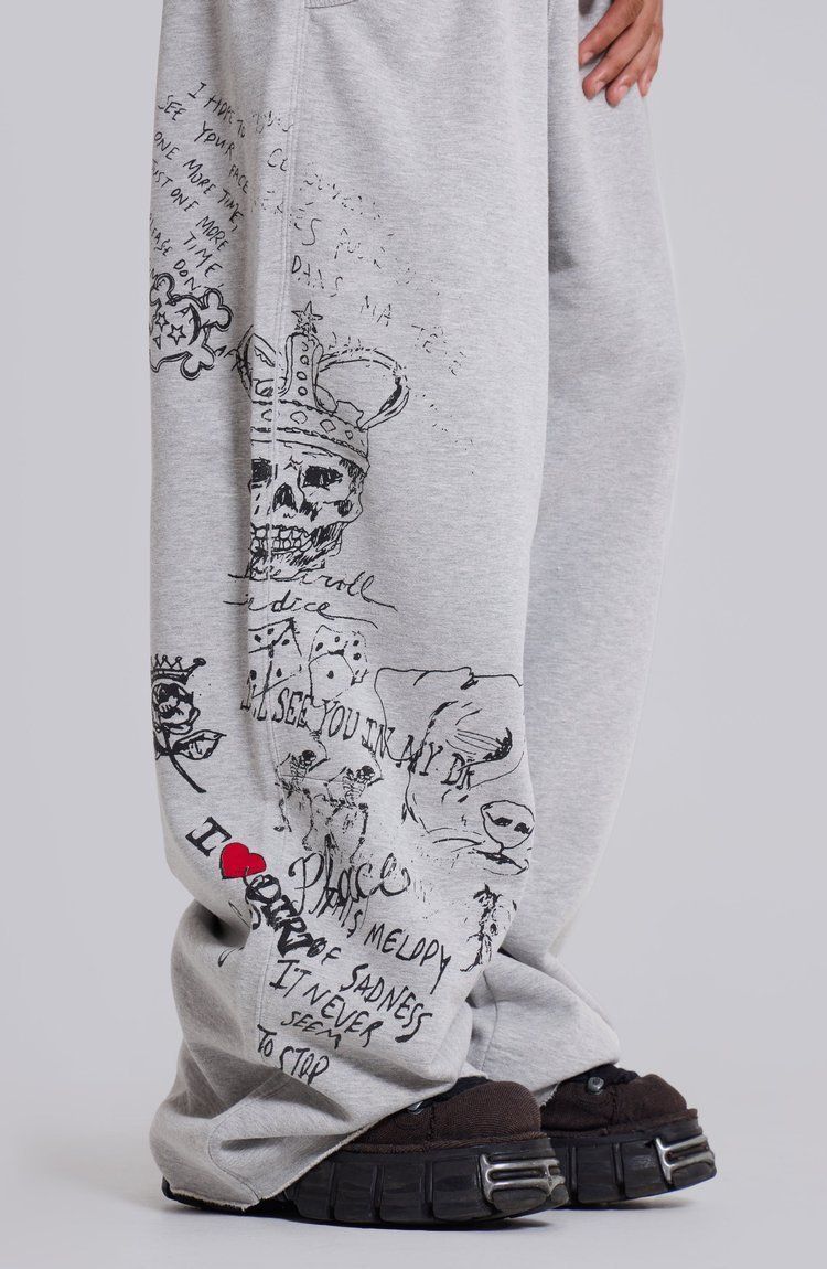 送関込 JADED LONDON Airbrush バギー スウェット パンツ (JADED