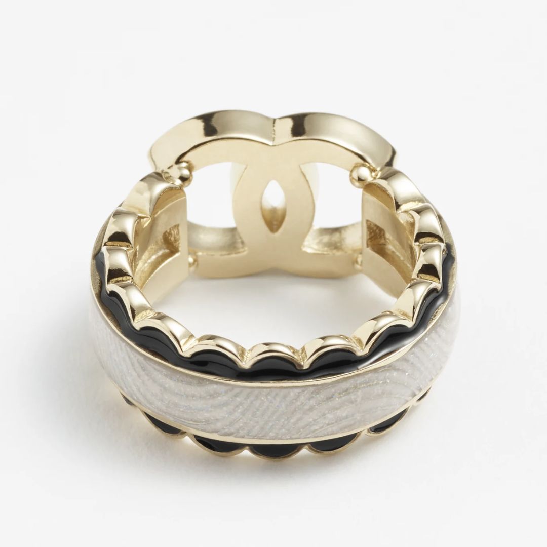 24B》CHANEL シャネル CCマーク リング ゴールド 秋冬プレ