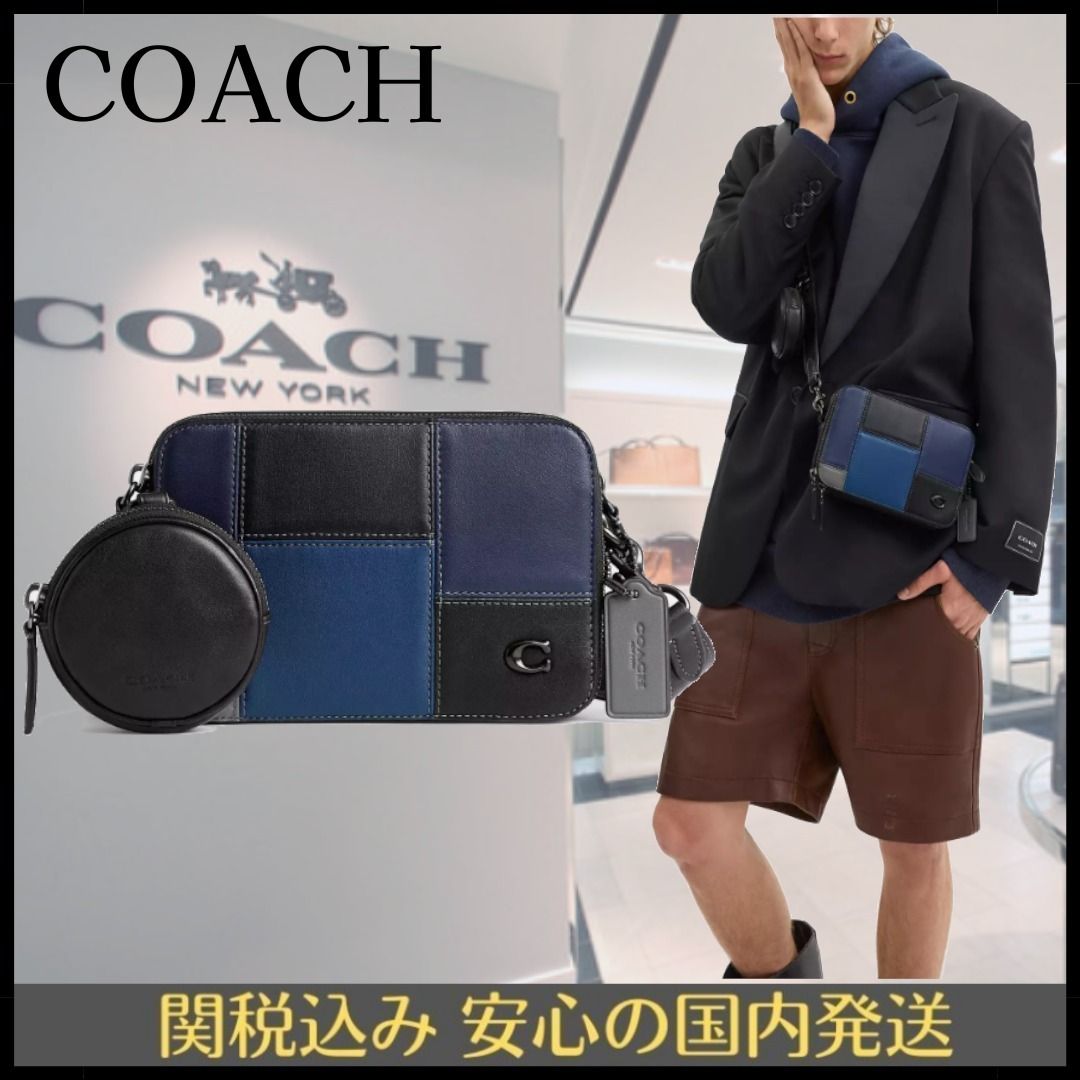NEW☆【COACH】チャーター クロスボディ 19・パッチワーク