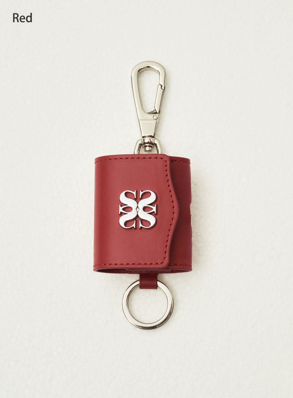 キーケース・キーリング SATUR Setter Keyring Leather AirPod Case Sky Blue SA245UAK01 ☆SATUR☆Keyring Leather Airpods Case☆エアーポッズ ケース