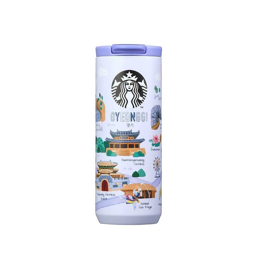 韓国スタバ☆STARBUCKS 2024 SS Korea Black Tumbler 473ml