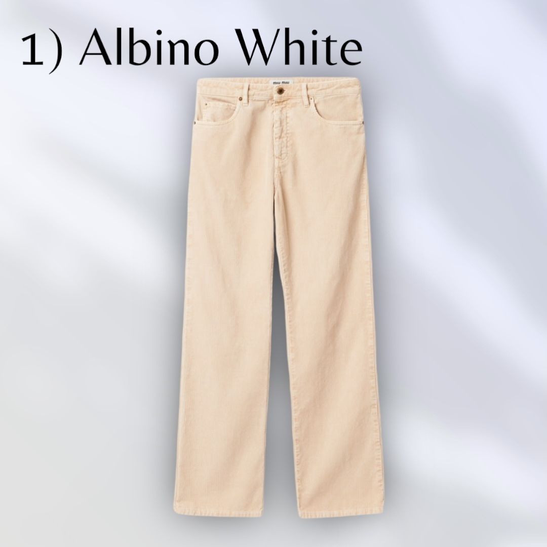 パンツ Miu Miu Corduroy Trousers Low-rise cotton corduroy pants in brown - Miu Miu | Mytheresa