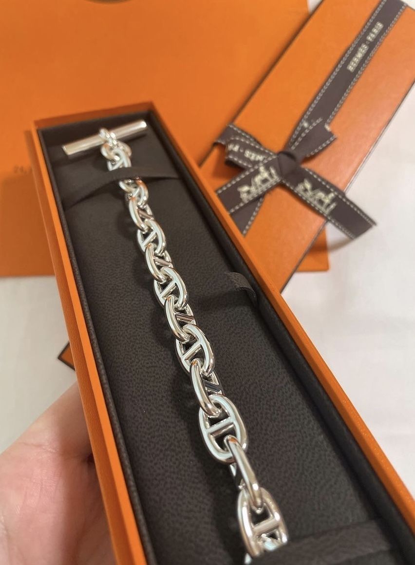 ★サイズ在庫あり★【HERMES】シェーンダンクルブレスレットPM 贈り物にも♪】HERMES☆シェーンダンクル ブレスレット PM