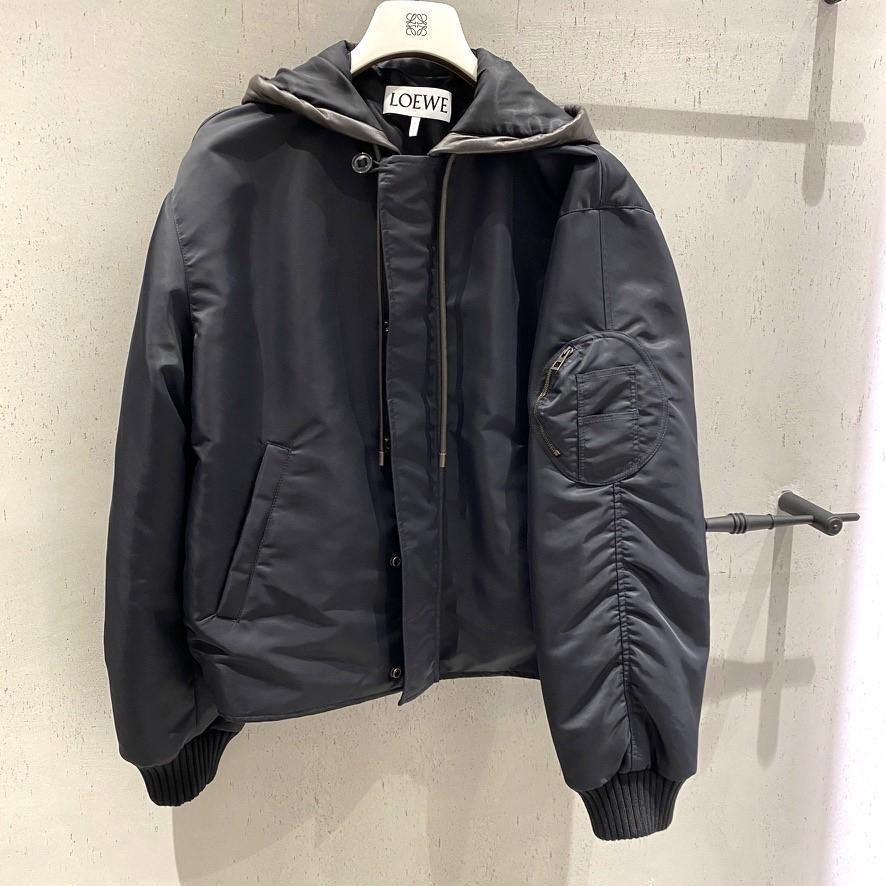 ★Loewe★フーデッド ジャケット（ナイロン） フーデッド ジャケット（ウール） ベージュ - LOEWE
