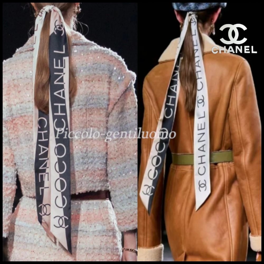 **多彩なコーディネートに**【CHANEL 】 ヘアバンド ツイリー コーデのアクセントに☆】CHANEL ツイリー ヘアバンド (CHANEL