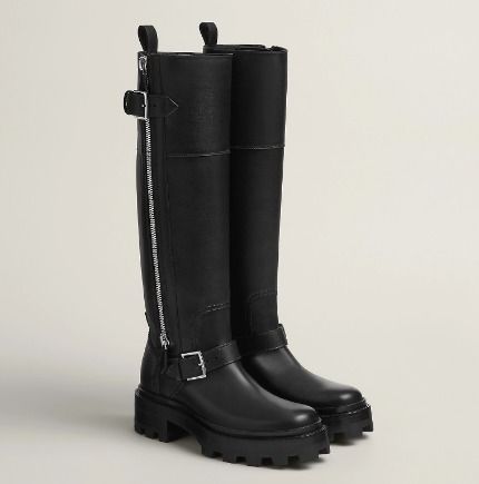 直営店☆HERMES☆ かっこいい!ロック バイカー風 Jaime boot 直営店☆HERMES☆ かっこいい!ロック バイカー風 Jaime boot