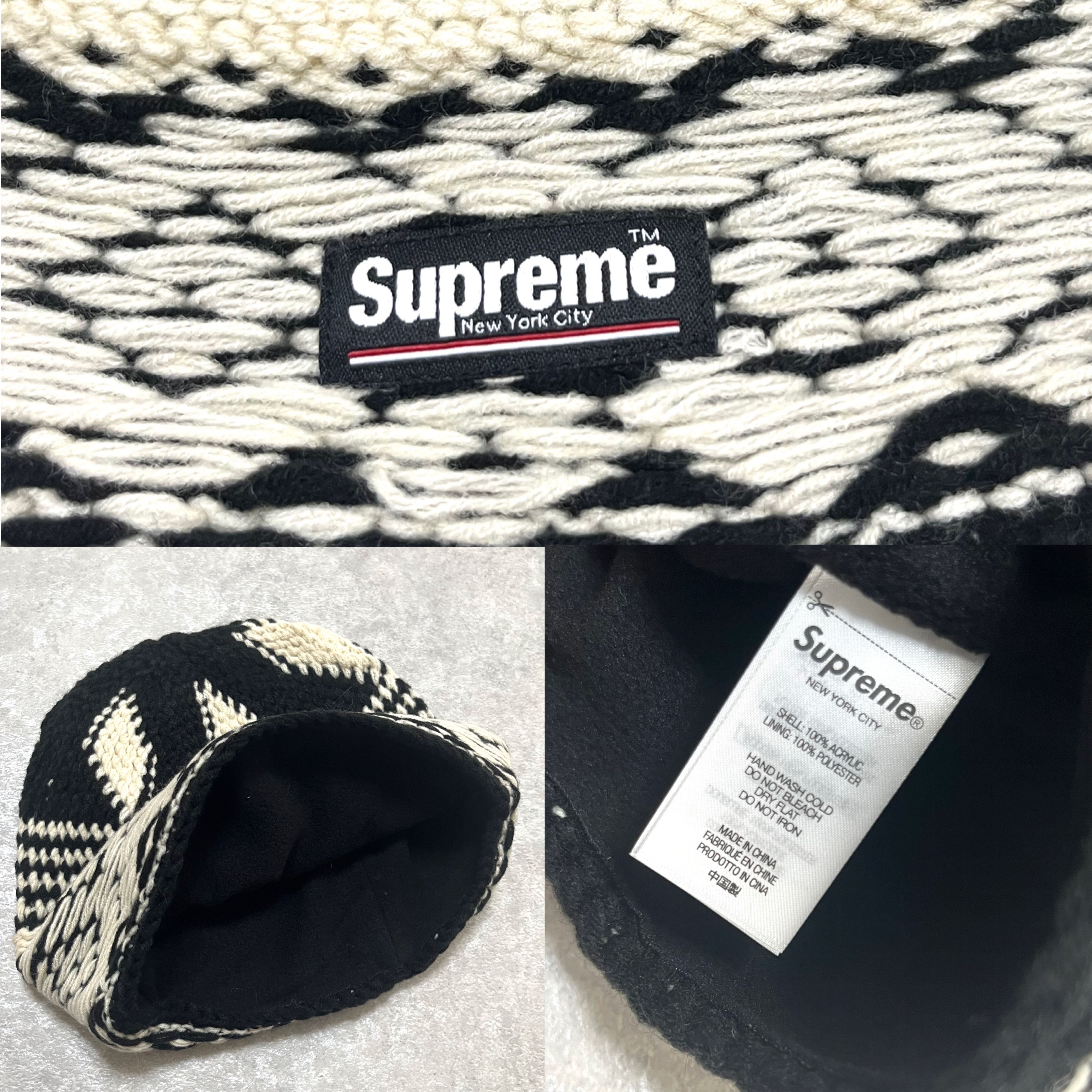 買付済み・国内発送】24FW Supreme Diamond Beanie (Supreme