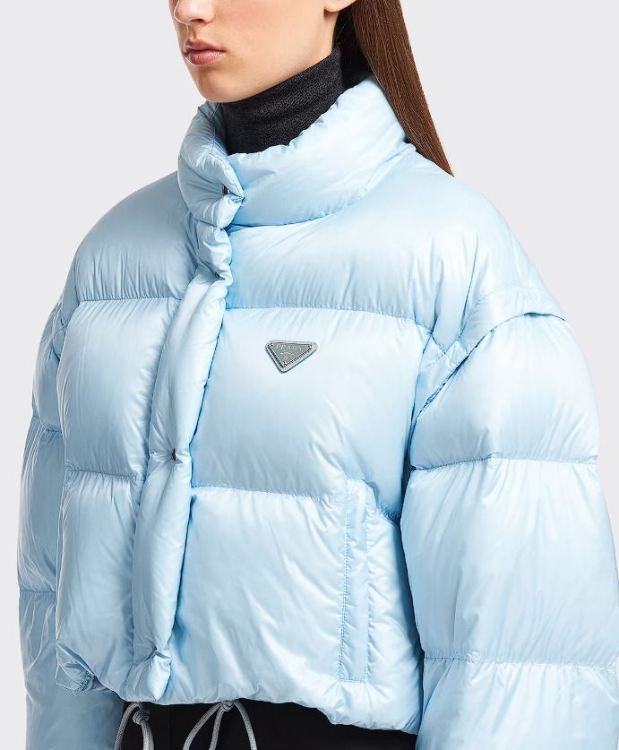 【PRADA】大人気☆ベルベット ダウンジャケット Prada Velvet Down Jacket | Saks Fifth Avenue