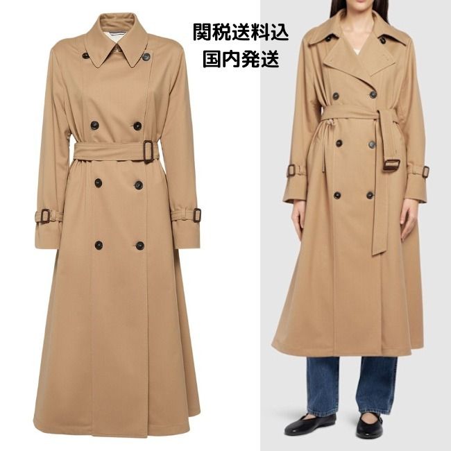 WEEKEND MAX MARA】FATUO ウールブレンド トレンチ コート