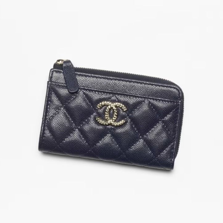 【お札からコインまで】◆CHANEL◆ フラグメントケース お札も2つ折りにして収納可能♪】CHANEL フラグメントケース