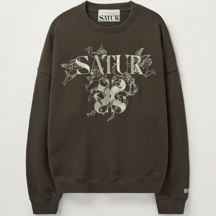 SATUR Angel Graphic Sweatshirt 4FK1822 (SATUR/スウェット