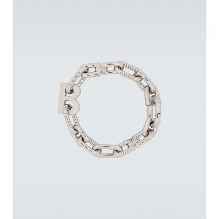 ギフト♪【国内発送☆BALENCIAGA】B CHAIN スリムブレスレット