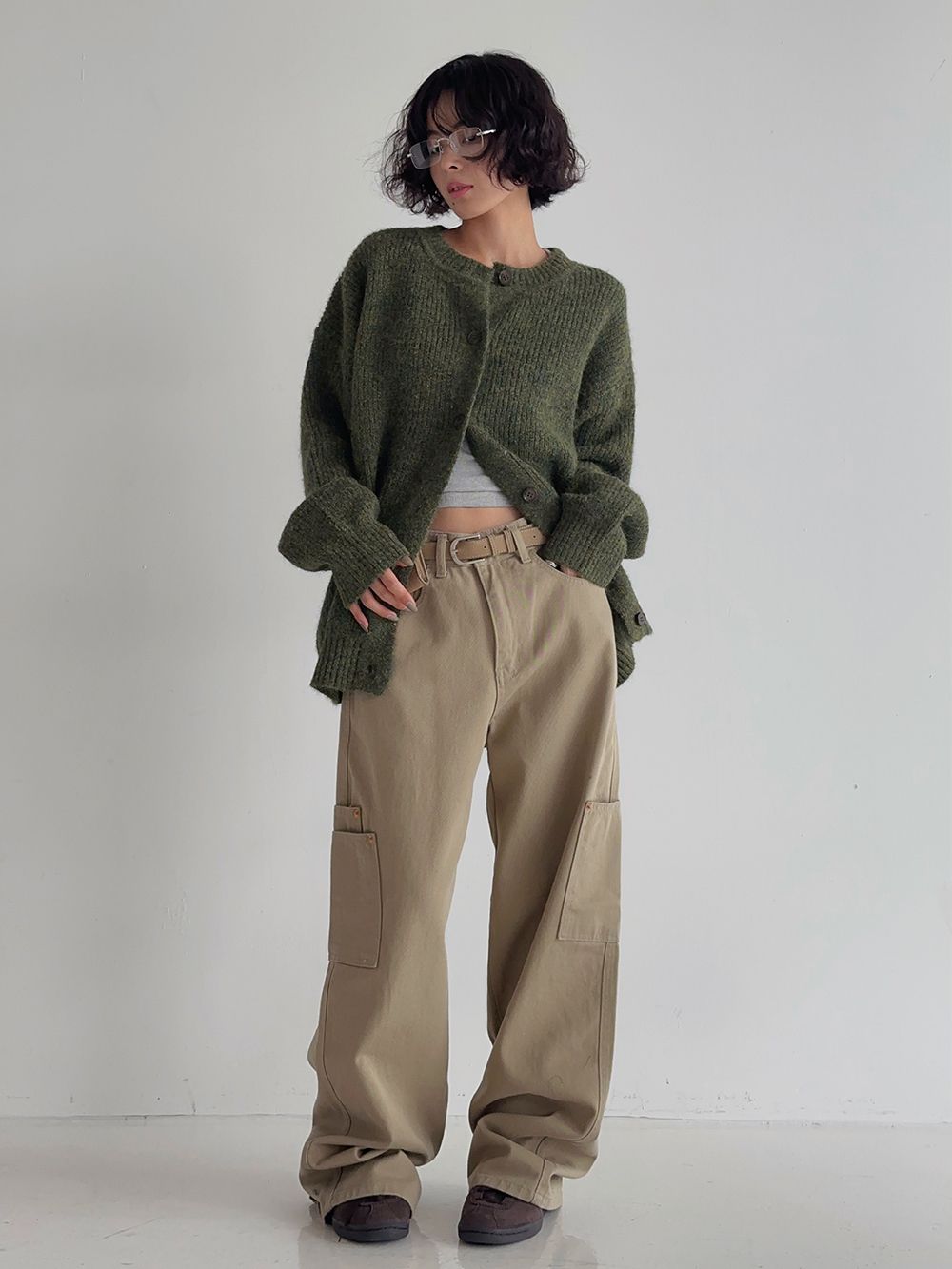 Pleddy Hachi Wool Round Cardigan (3color) (ASCLO