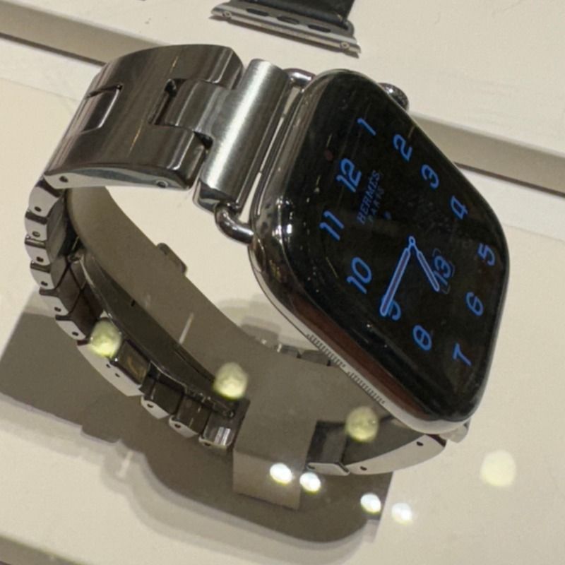 ★Apple Watch ベルト★【HERMES】Grand H サテンスチール ☆Apple Watch ベルト☆【HERMES】Grand H サテンスチール