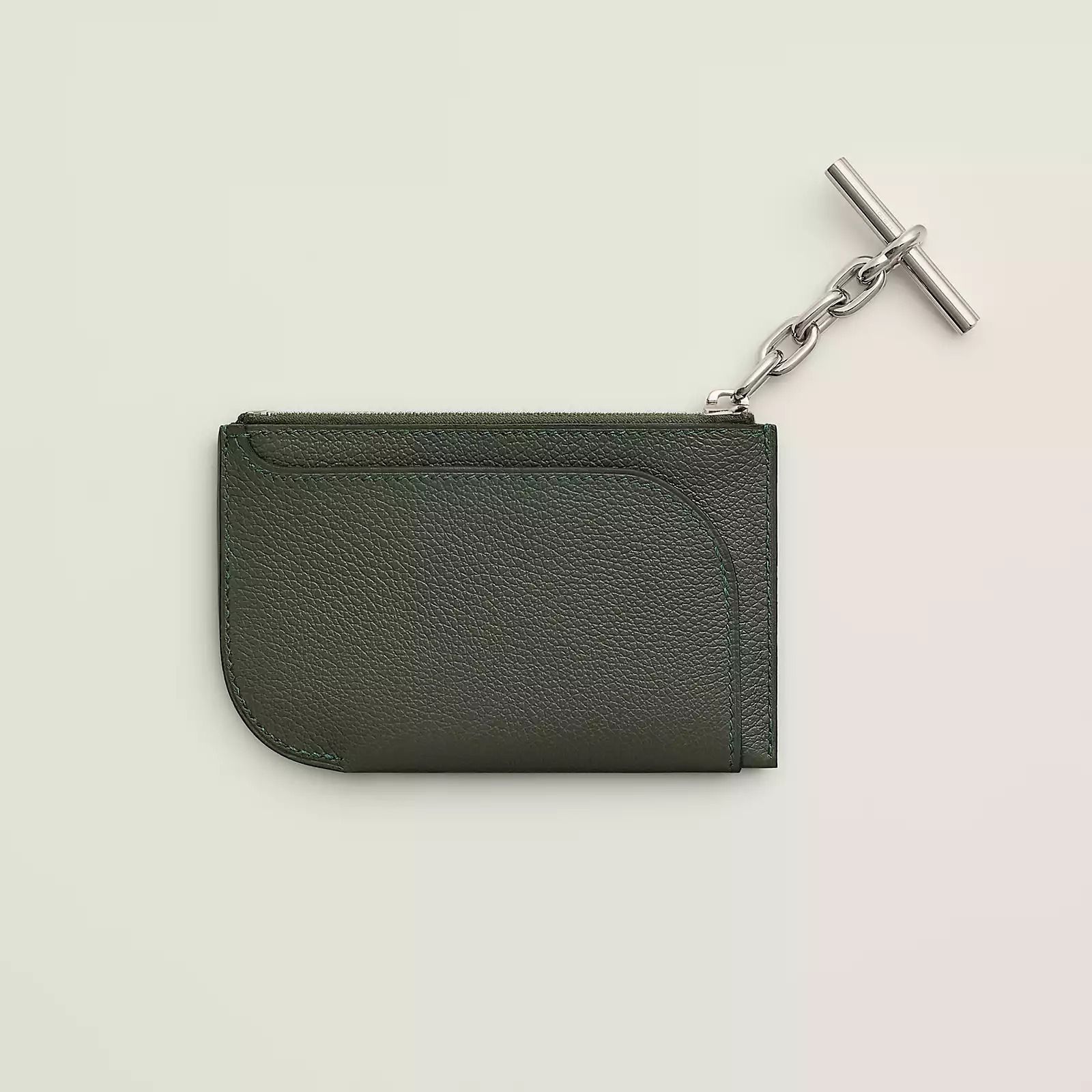 *上質革使用*【Hermes】ストラップGMフォンケース グレー 最高品質・お揃いギフトにも】HERMES ストラップ カードケース