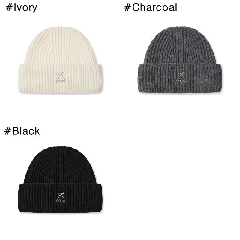 【AEAE】韓国人気★ FLASHED CATS BEANIE AEAE】韓国人気☆ FLASHED CATS BEANIE (AEAE/ニットキャップ
