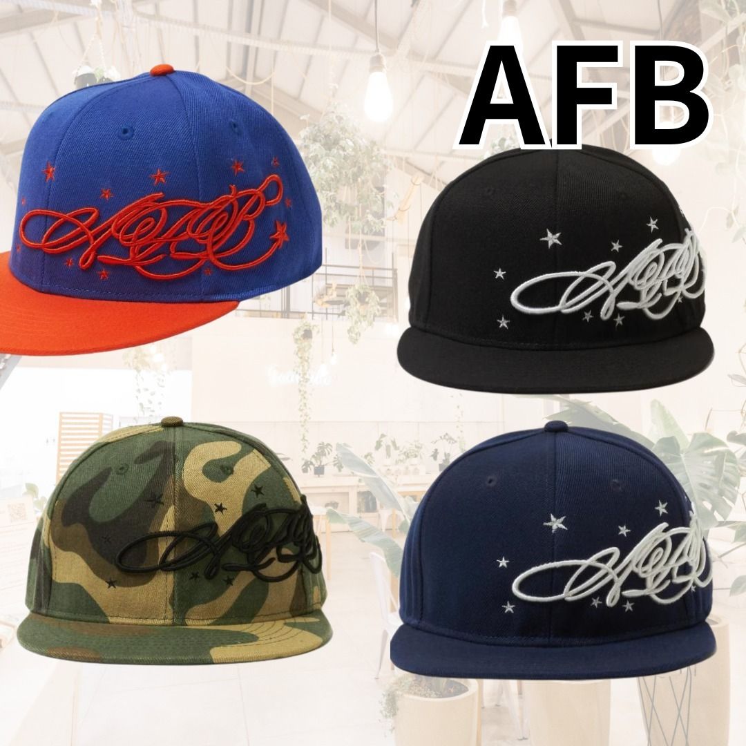 AFB】SIGNATURE AFB CAP 選べる4色 ロゴキャップ 男女兼用