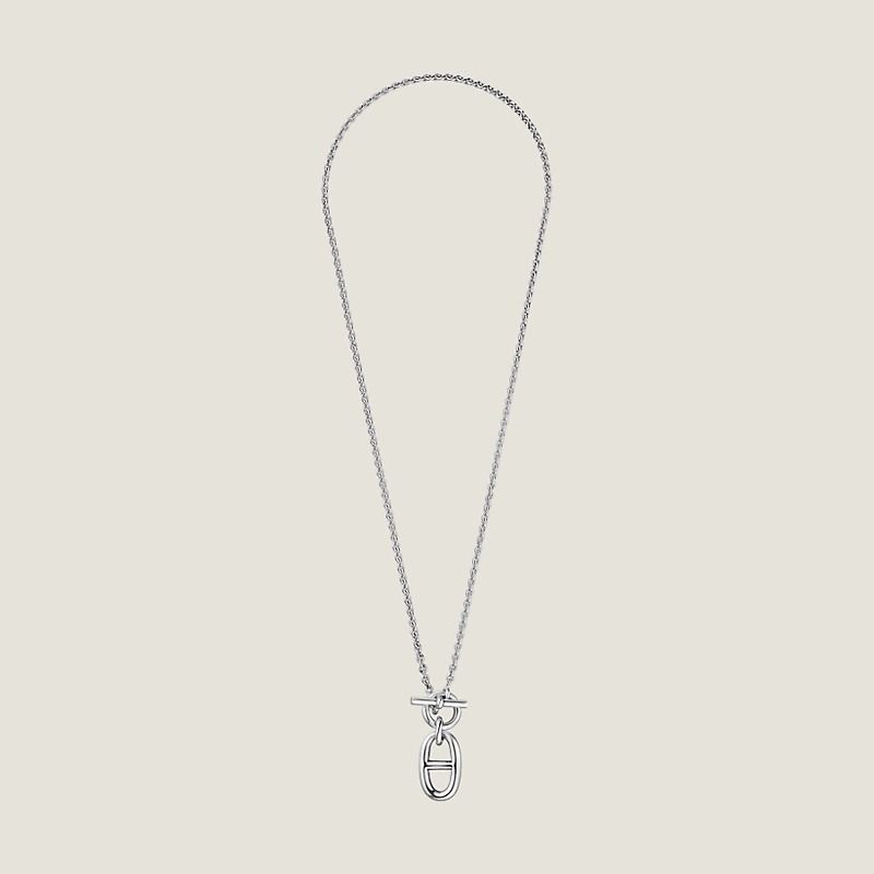 入手困難☆大人気【HERMES】シェーヌダンクル ペンダント 入手困難♪】HERMES☆シェーヌダンクル パンク ネックレス