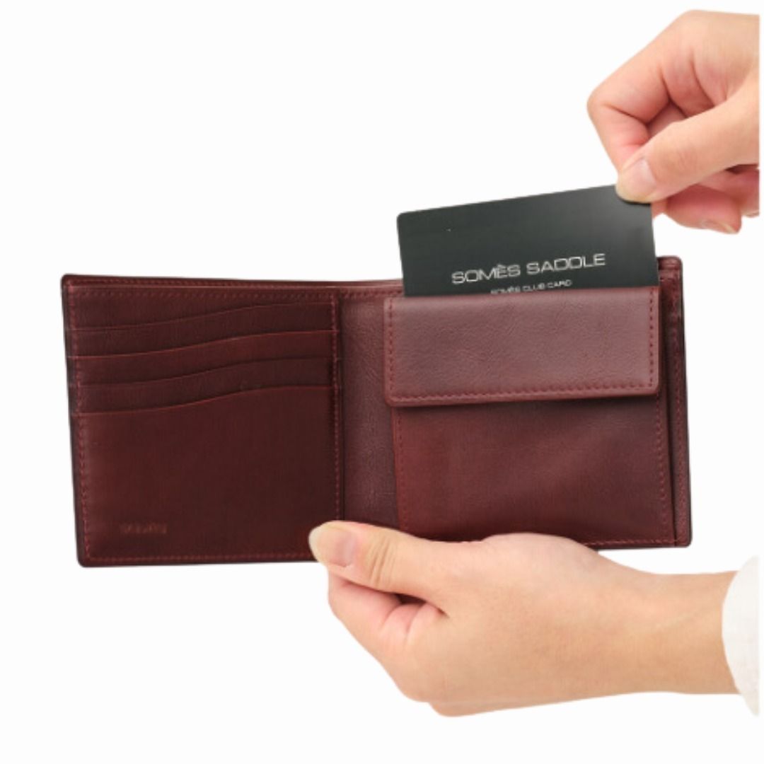 SOMES＞ハノーバー 二つ折り財布《内装馬革》 (SOMES/折りたたみ