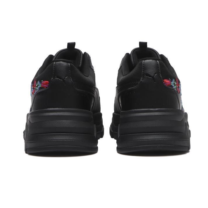 国内配送 PUMA CASSIA VIA EMBROIDERY BLACK/F.GRAY (PUMA