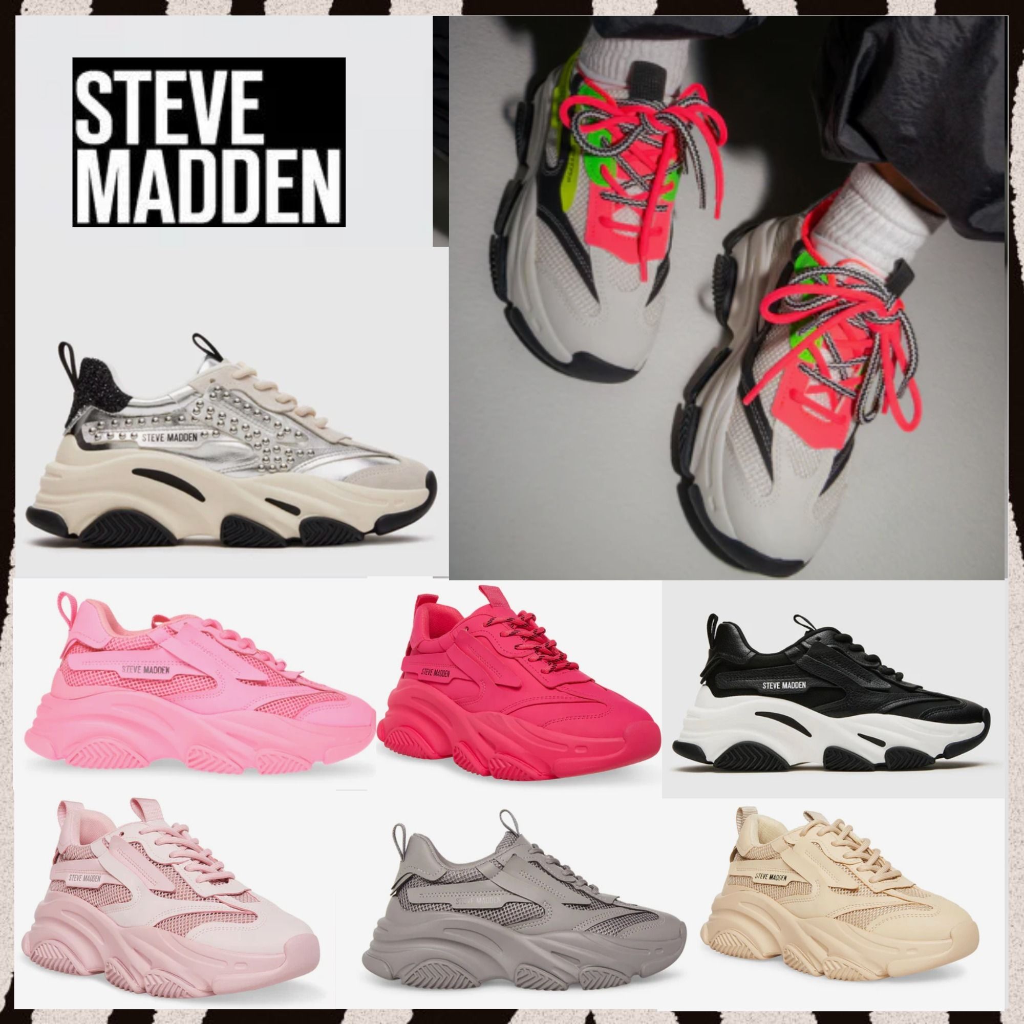 Steve Madden】チャンキー 厚底 スニーカー POSSESSION (Steve
