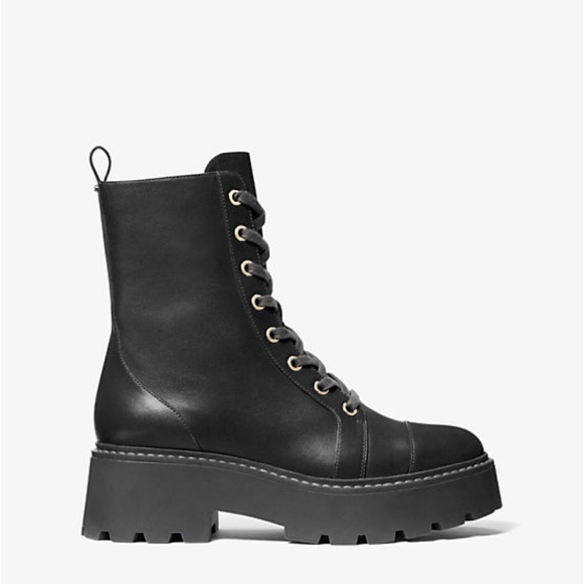 美品　Michael Korsマイケルコース　黒　ショートブーツ MICHAEL KORS 】BLAKE ブーティ (Michael Kors/ショートブーツ