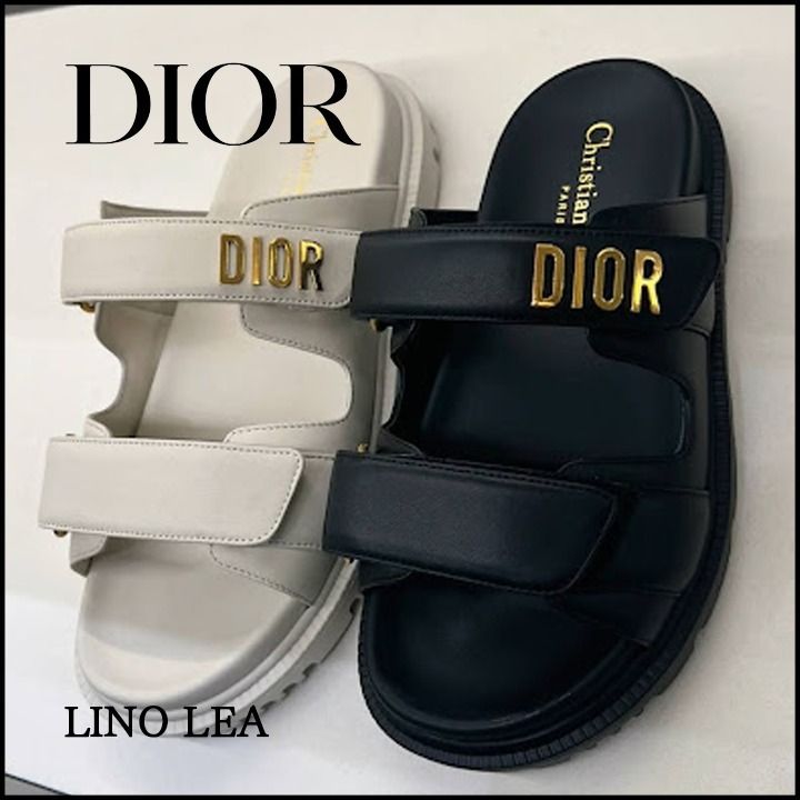 すぐ届く】 DIOR ディオール DIORACT スライドサンダル (Dior