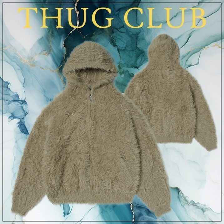 ☆Thug Club☆24FW☆Pack Fur Zip-up Hoodie☆ (Thug Club