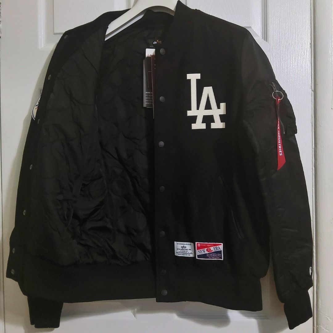 MLB x ALPHA x New Era ドジャース MA-1 ウール ジャケット