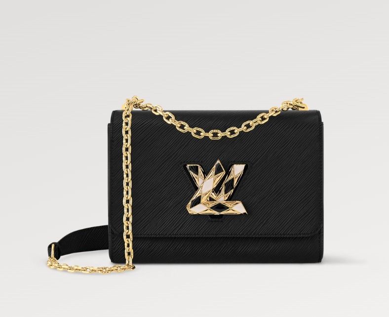 Louis Vuitton《ツイスト MM スリム》ブラック エピレザー 直営
