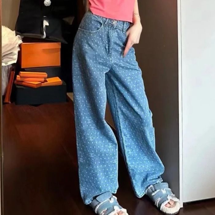 ◇ロゴデザインがキュート◇CHANEL ジーンズ CCロゴ (CHANEL
