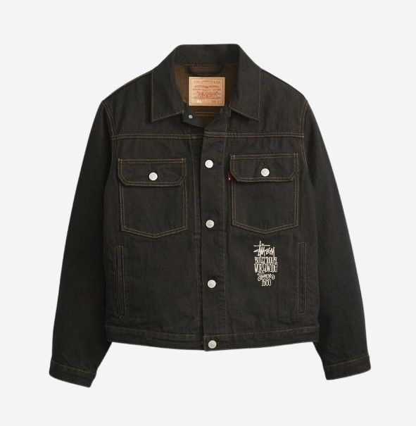 Stussy x Levi's Crispy Rinse Trucker Jacket スチューシー