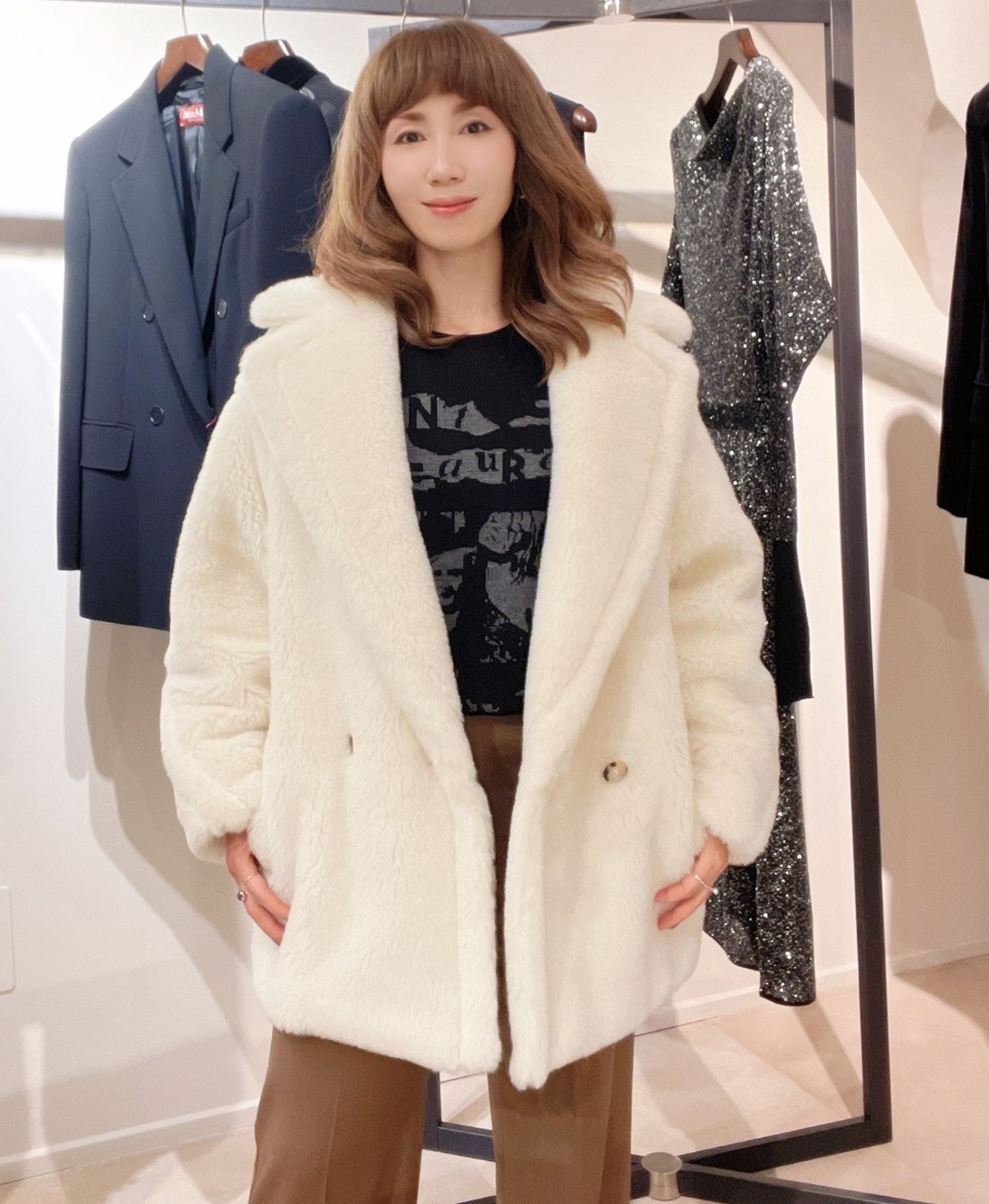 新作☆【MaxMara】 テディベア ショート コート MaxMara【OLGA】新作 テディベア ショートコート☆3色・関税込み