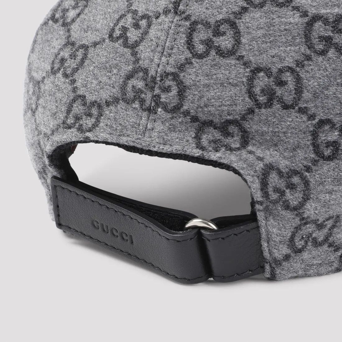 グッチ GGフランネル ベースボールキャップ ウール グレー 国内発】GUCCI GG フランネル ベースボールキャップ (GUCCI