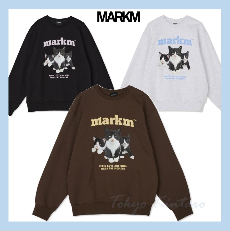 MARKM] KITTEN CREWNECK SWEATSHIRT ☆大人気☆ (MARKM