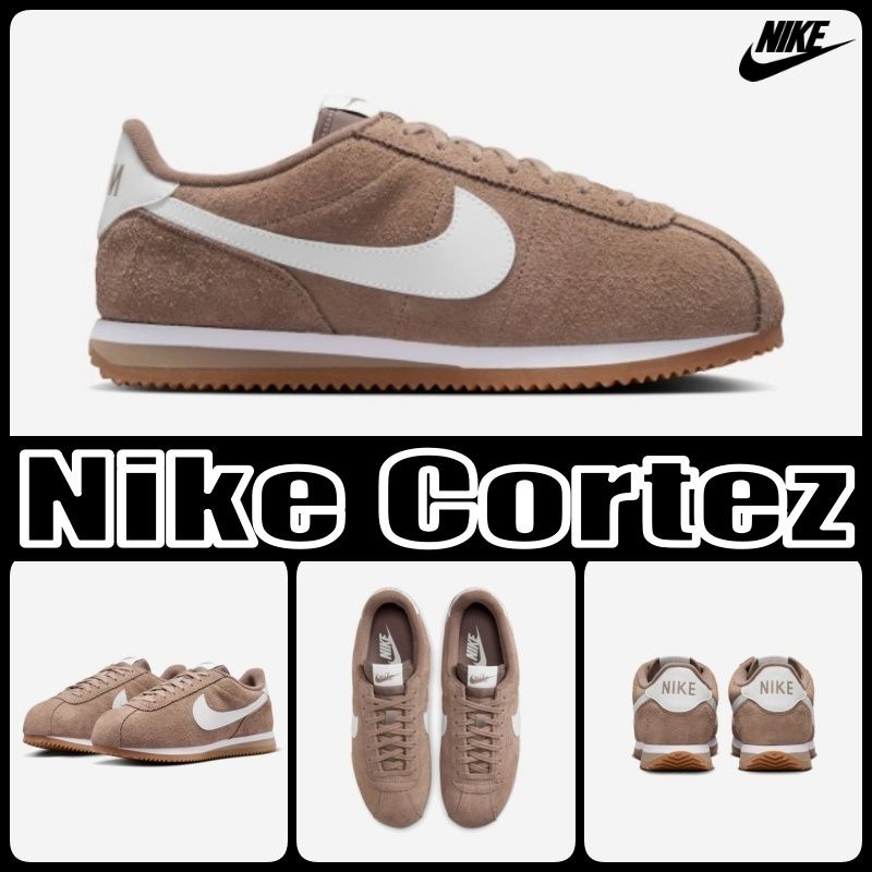 【ナイキ】(W) Nike Cortez Vintage Mink Brown Medium Brown ナイキ】(W) Nike Cortez Vintage Mink Brown Medium Brown